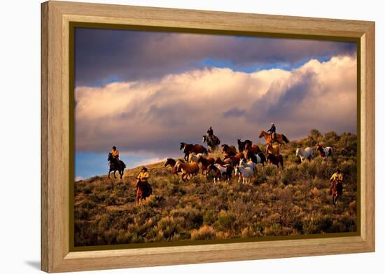 Chasing Thunder-Lisa Dearing-Framed Premier Image Canvas