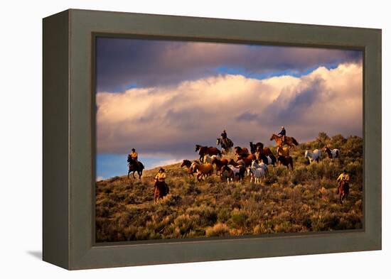 Chasing Thunder-Lisa Dearing-Framed Premier Image Canvas