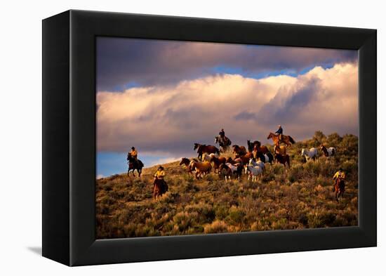 Chasing Thunder-Lisa Dearing-Framed Premier Image Canvas