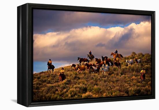 Chasing Thunder-Lisa Dearing-Framed Premier Image Canvas