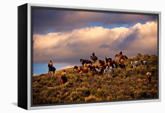 Chasing Thunder-Lisa Dearing-Framed Premier Image Canvas