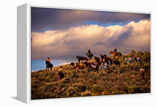 Chasing Thunder-Lisa Dearing-Framed Premier Image Canvas