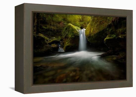 chasm-falls-1-Lincoln Harrison-Framed Stretched Canvas