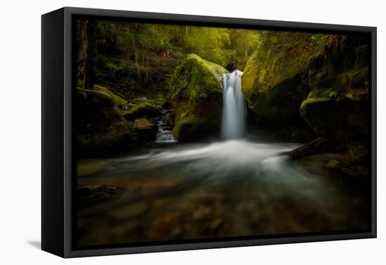 chasm-falls-1-Lincoln Harrison-Framed Stretched Canvas