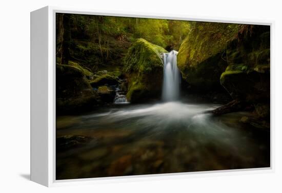 chasm-falls-1-Lincoln Harrison-Framed Stretched Canvas