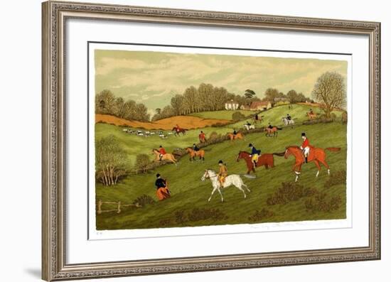 Chasse au renard-Vincent Haddelsey-Framed Limited Edition