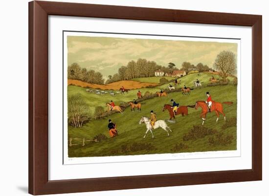 Chasse au renard-Vincent Haddelsey-Framed Limited Edition