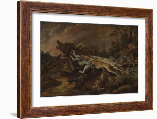 Chasse au sanglier-Paul De Vos-Framed Giclee Print