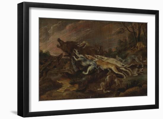 Chasse au sanglier-Paul De Vos-Framed Giclee Print