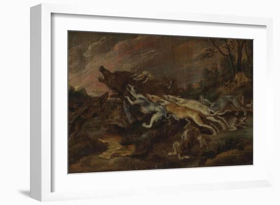 Chasse au sanglier-Paul De Vos-Framed Giclee Print