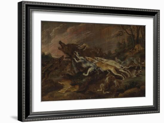 Chasse au sanglier-Paul De Vos-Framed Giclee Print