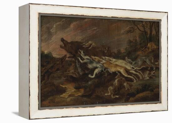 Chasse au sanglier-Paul De Vos-Framed Premier Image Canvas