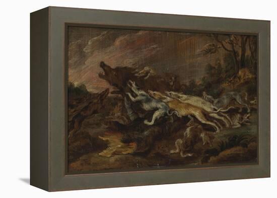 Chasse au sanglier-Paul De Vos-Framed Premier Image Canvas