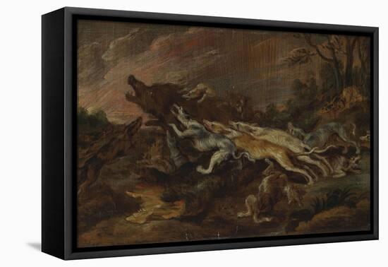 Chasse au sanglier-Paul De Vos-Framed Premier Image Canvas