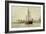 Chasse-Marée À L'Ancre, Coasting Vessel at Anchor Near Rouen, France, 1871-2-Claude Monet-Framed Giclee Print