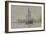 Chasse-marée à l'ancre, près de Rouen-Claude Monet-Framed Giclee Print