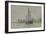 Chasse-marée à l'ancre, près de Rouen-Claude Monet-Framed Giclee Print