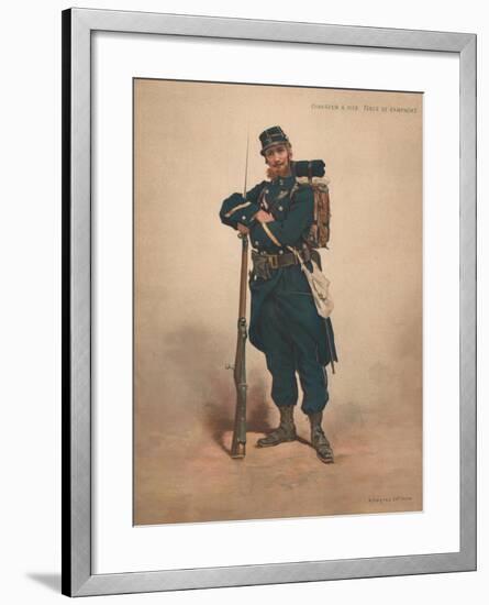 Chasseur a Pied, Tenue De Campagne-null-Framed Giclee Print