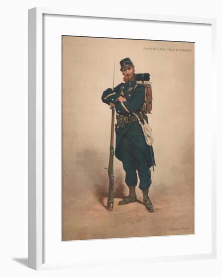 Chasseur a Pied, Tenue De Campagne-null-Framed Giclee Print