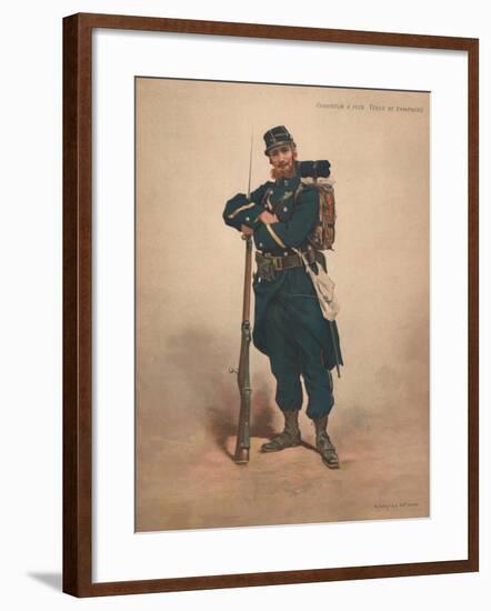 Chasseur a Pied, Tenue De Campagne-null-Framed Giclee Print