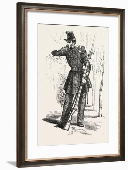 Chasseur De Vincennes-null-Framed Giclee Print