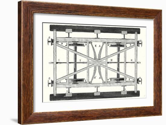 Chassis of a Wagon-null-Framed Giclee Print