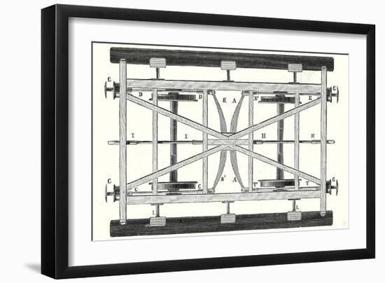 Chassis of a Wagon-null-Framed Giclee Print