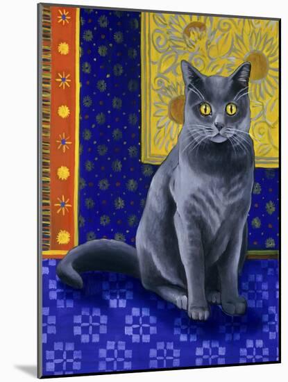 Chat Chartreux, Series I-Isy Ochoa-Mounted Giclee Print