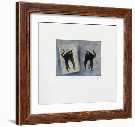 Chat - Chat-Lou G^ (Lupita Gorodine)-Framed Limited Edition