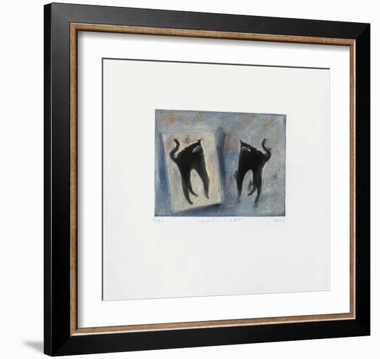 Chat - Chat-Lou G^ (Lupita Gorodine)-Framed Limited Edition