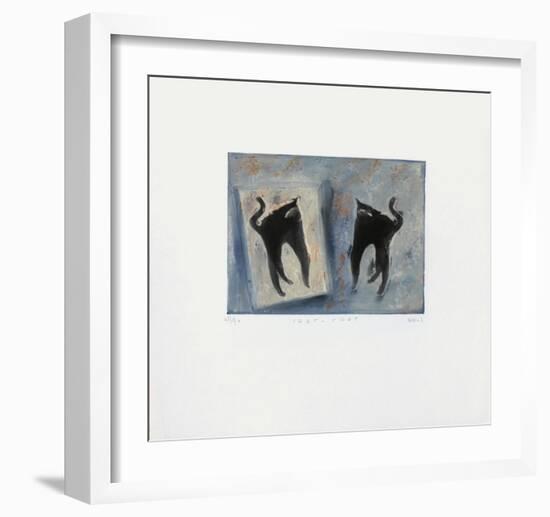 Chat - Chat-Lou G^ (Lupita Gorodine)-Framed Limited Edition