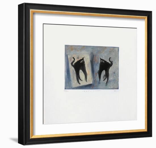 Chat - Chat-Lou G^ (Lupita Gorodine)-Framed Limited Edition