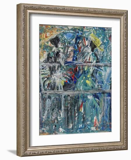 Chat in the Park-Ikahl Beckford-Framed Giclee Print