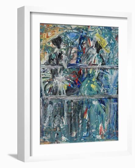 Chat in the Park-Ikahl Beckford-Framed Giclee Print