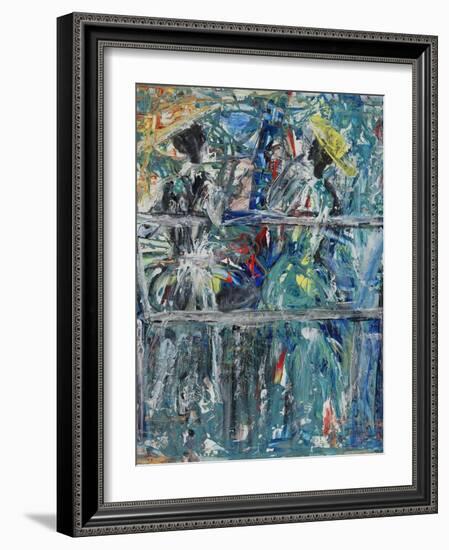 Chat in the Park-Ikahl Beckford-Framed Giclee Print