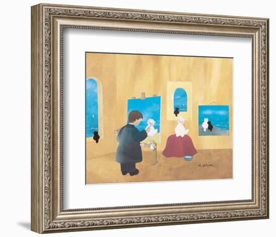 Chat Modele-Diane Ethier-Framed Art Print