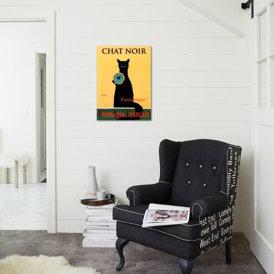 Chat Noir Art Print By Ken Bailey Artcom