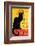 Chat Noir-Théophile Alexandre Steinlen-Framed Art Print