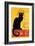 Chat Noir-Théophile Alexandre Steinlen-Framed Art Print