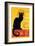 Chat Noir-Théophile Alexandre Steinlen-Framed Art Print