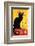 Chat Noir-Théophile Alexandre Steinlen-Framed Art Print