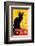 Chat Noir-Théophile Alexandre Steinlen-Framed Art Print