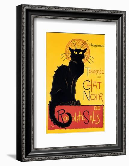 Chat Noir-Théophile Alexandre Steinlen-Framed Art Print