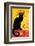 Chat Noir-Théophile Alexandre Steinlen-Framed Art Print