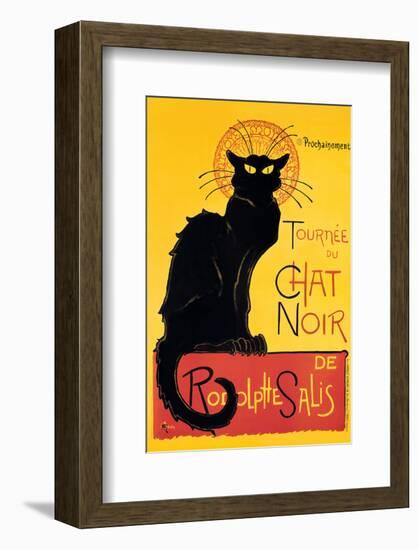 Chat Noir-Théophile Alexandre Steinlen-Framed Art Print