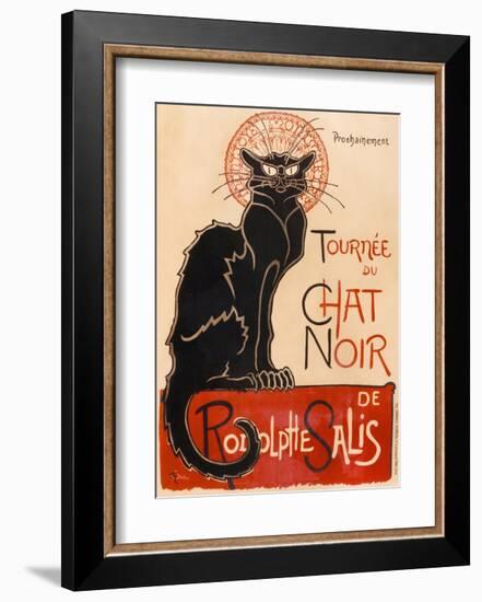 Chat Noir-Théophile-Alexandre Steinlen-Framed Art Print