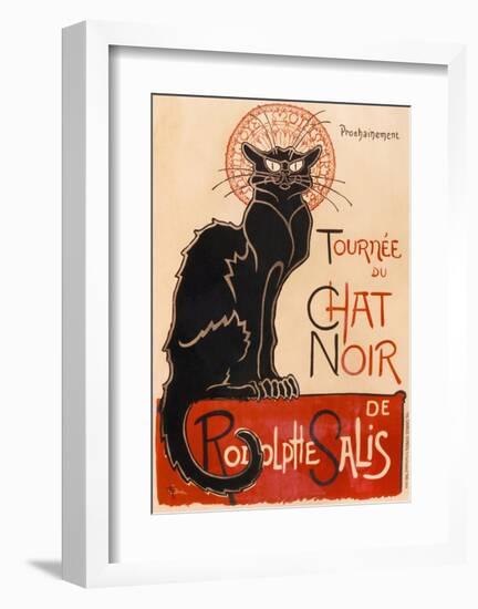 Chat Noir-Théophile-Alexandre Steinlen-Framed Art Print