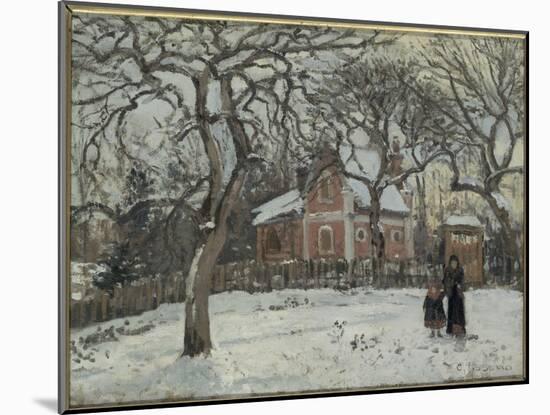 Châtaigniers à Louveciennes-Camille Pissarro-Mounted Giclee Print