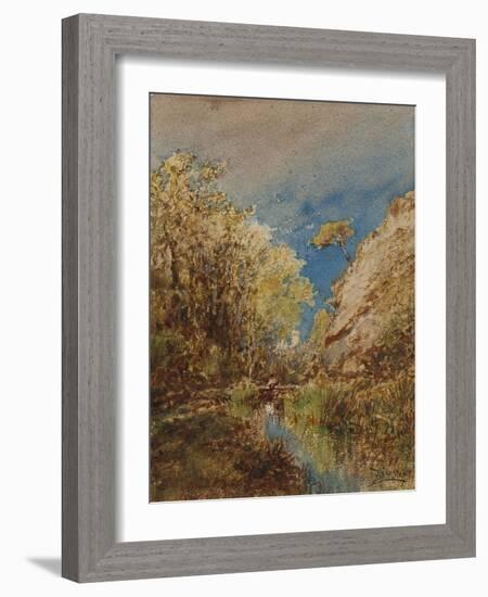 Château à Cagnes-Félix Ziem-Framed Giclee Print