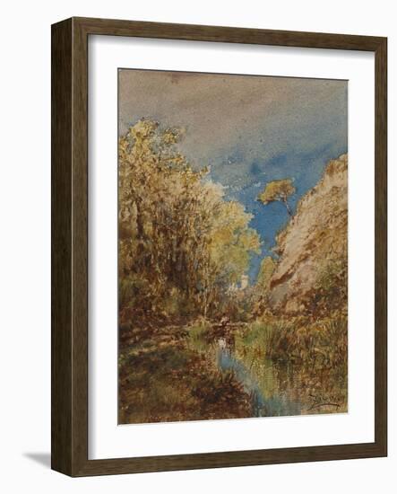 Château à Cagnes-Félix Ziem-Framed Giclee Print